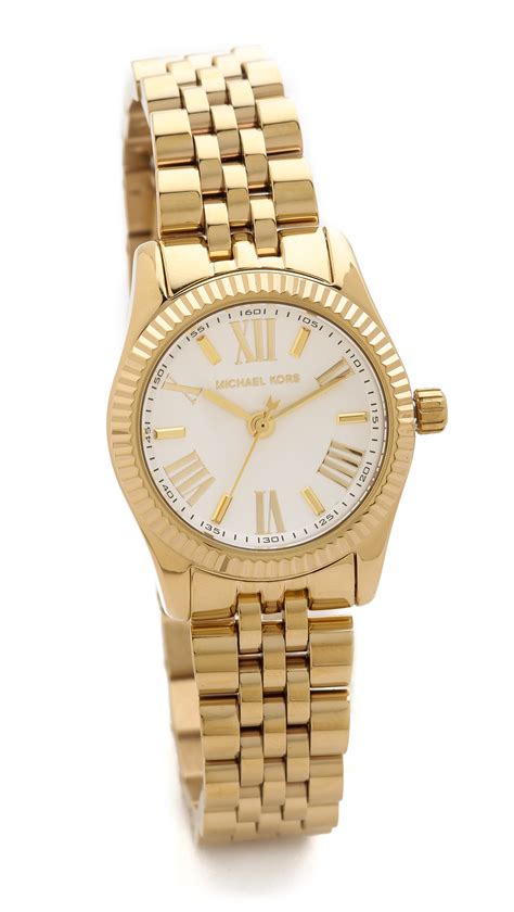 michael kors lexington petite gold